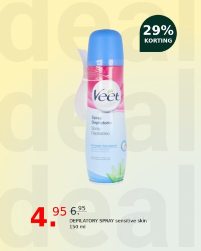 DEPILATORY SPRAY sensitive skin 150 ml