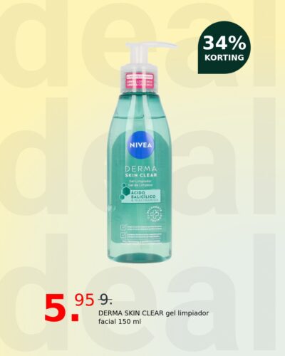 DERMA SKIN CLEAR gel limpiador facial 150 ml