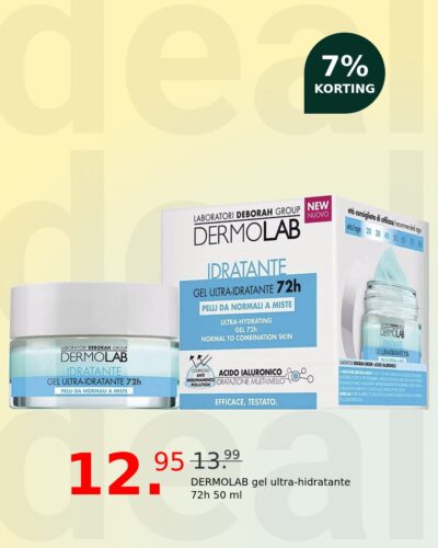 DERMOLAB gel ultra-hidratante 72h 50 ml