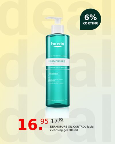 DERMOPURE OIL CONTROL facial cleansing gel 200 ml