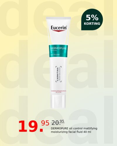 DERMOPURE oil control mattifying moisturizing facial fluid 40 ml