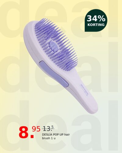 DESLÍA POP UP hair brush 1 u
