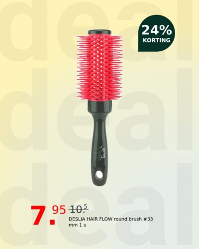 DESLIA HAIR FLOW round brush #33 mm 1 u