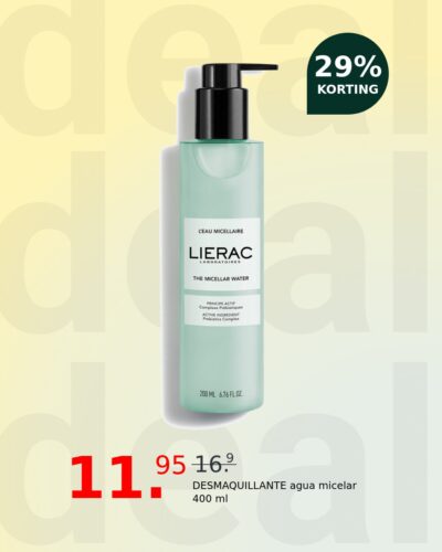 DESMAQUILLANTE agua micelar 400 ml