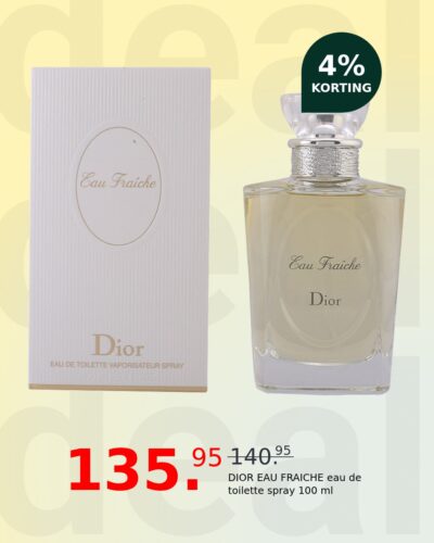 DIOR EAU FRAICHE eau de toilette spray 100 ml