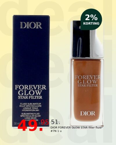 DIOR FOREVER GLOW STAR filter fluid #7N 1 u