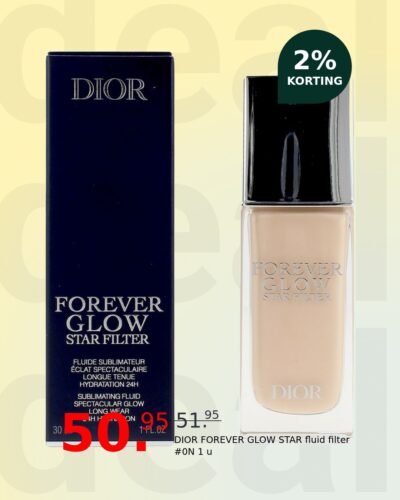 DIOR FOREVER GLOW STAR fluid filter #0N 1 u