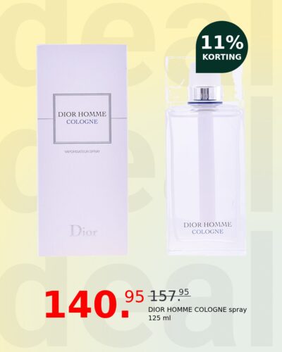 DIOR HOMME COLOGNE spray 125 ml