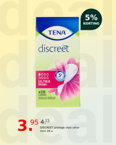 DISCREET protege slips ultra-mini 28 u