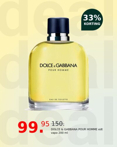 DOLCE & GABBANA POUR HOMME edt vapo 200 ml