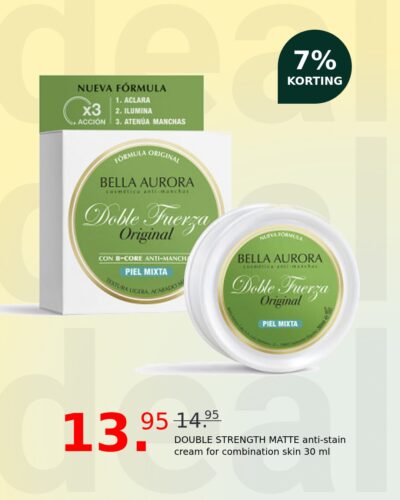 DOUBLE STRENGTH MATTE anti-stain cream for combination skin 30 ml