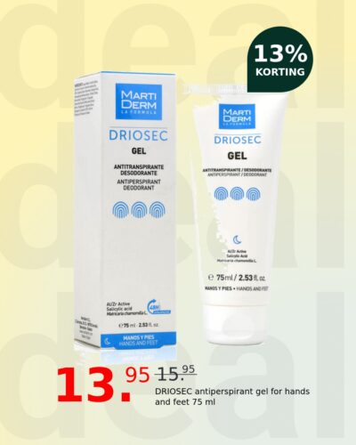 DRIOSEC antiperspirant gel for hands and feet 75 ml