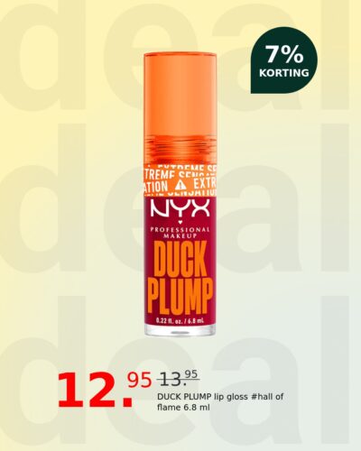 DUCK PLUMP lip gloss #hall of flame 6.8 ml