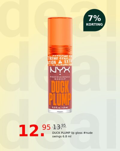 DUCK PLUMP lip gloss #nude swings 6.8 ml
