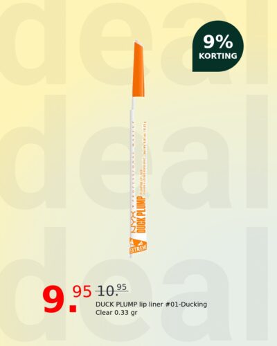 DUCK PLUMP lip liner #01-Ducking Clear 0.33 gr