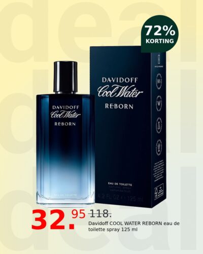 Davidoff COOL WATER REBORN eau de toilette spray 125 ml