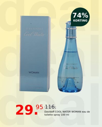 Davidoff COOL WATER WOMAN eau de toilette spray 100 ml