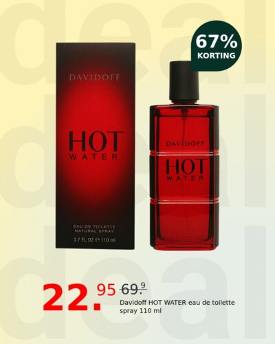 Davidoff HOT WATER eau de toilette spray 110 ml