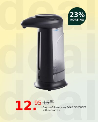 Day useful everyday SOAP DISPENSER with sensor 1 u