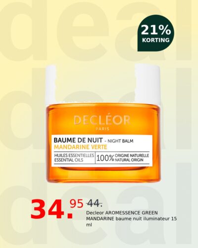 Decleor AROMESSENCE GREEN MANDARINE baume nuit iluminateur 15 ml