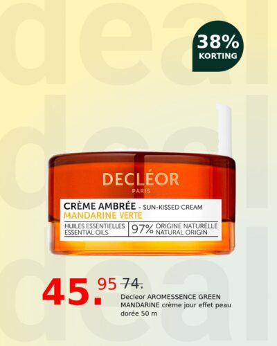 Decleor AROMESSENCE GREEN MANDARINE crème jour effet peau dorée 50 m