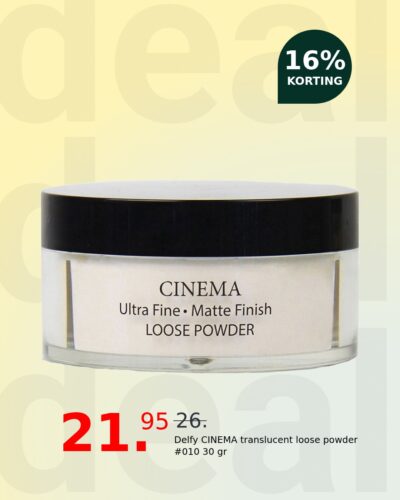 Delfy CINEMA translucent loose powder #010 30 gr