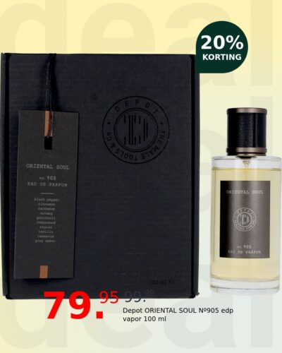 Depot ORIENTAL SOUL Nº905 edp vapor 100 ml