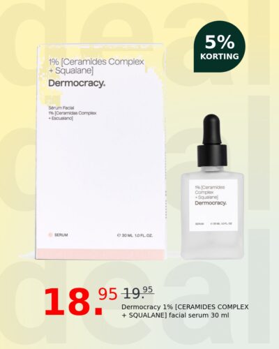 Dermocracy 1% [CERAMIDES COMPLEX + SQUALANE] facial serum 30 ml