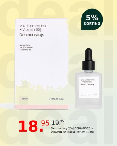 Dermocracy 2% [CERAMIDES + VITAMIN B5] facial serum 30 ml