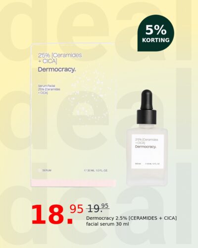 Dermocracy 2.5% [CERAMIDES + CICA] facial serum 30 ml