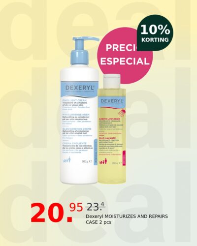 Dexeryl MOISTURIZES AND REPAIRS CASE 2 pcs