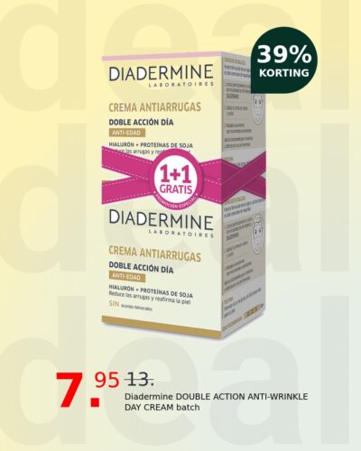 Diadermine DOUBLE ACTION ANTI-WRINKLE DAY CREAM batch