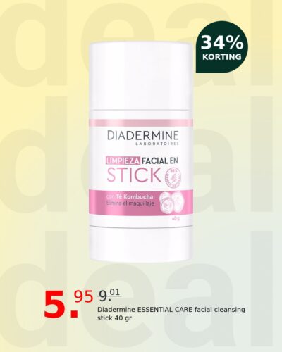 Diadermine ESSENTIAL CARE facial cleansing stick 40 gr