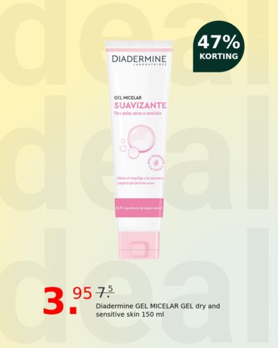 Diadermine GEL MICELAR GEL dry and sensitive skin 150 ml