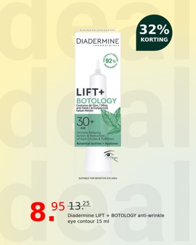 Diadermine LIFT + BOTOLOGY anti-wrinkle eye contour 15 ml