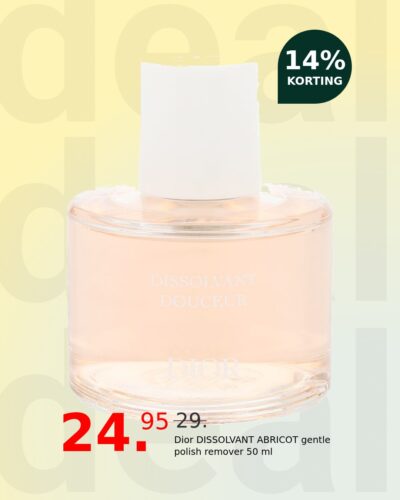 Dior DISSOLVANT ABRICOT gentle polish remover 50 ml