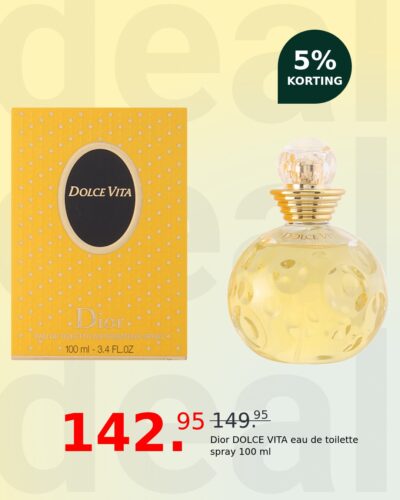 Dior DOLCE VITA eau de toilette spray 100 ml