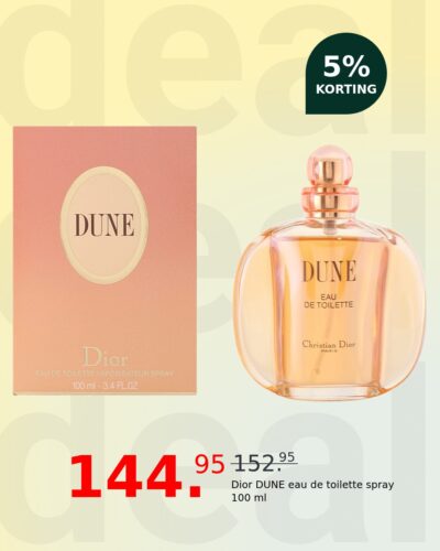 Dior DUNE eau de toilette spray 100 ml