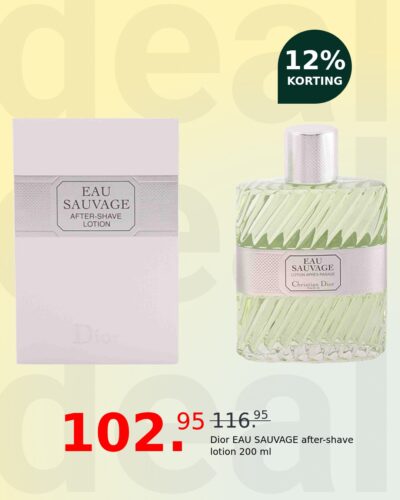 Dior EAU SAUVAGE after-shave lotion 200 ml