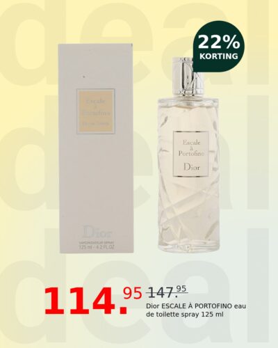 Dior ESCALE À PORTOFINO eau de toilette spray 125 ml