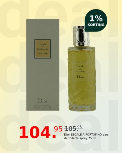Dior ESCALE À PORTOFINO eau de toilette spray 75 ml