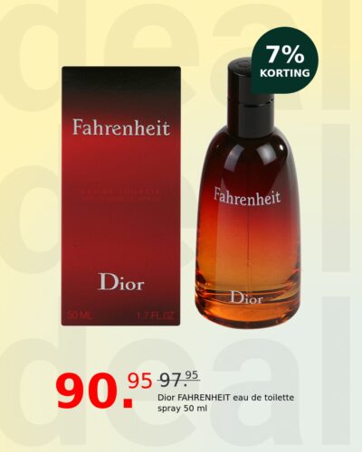 Dior FAHRENHEIT eau de toilette spray 50 ml