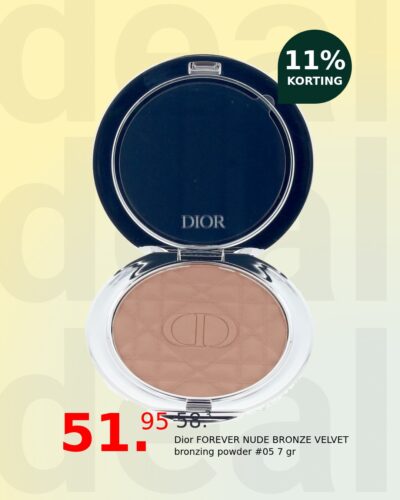 Dior FOREVER NUDE BRONZE VELVET bronzing powder #05 7 gr