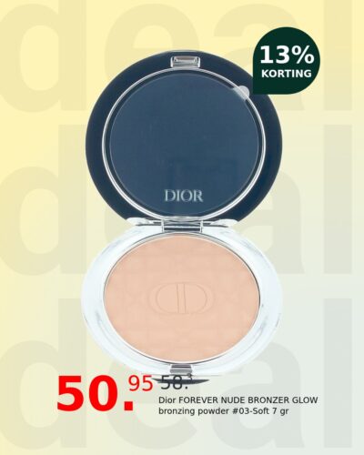 Dior FOREVER NUDE BRONZER GLOW bronzing powder #03-Soft 7 gr