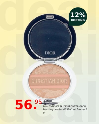 Dior FOREVER NUDE BRONZER GLOW bronzing powder #031-Coral Bronze 8 gr
