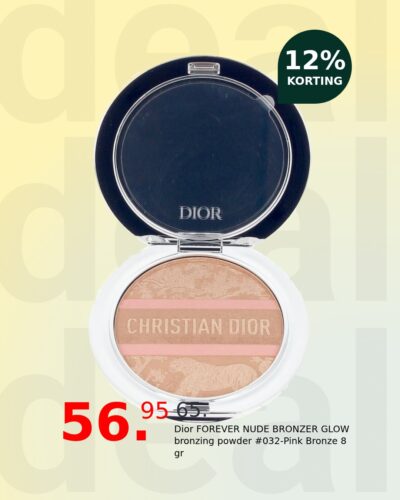 Dior FOREVER NUDE BRONZER GLOW bronzing powder #032-Pink Bronze 8 gr