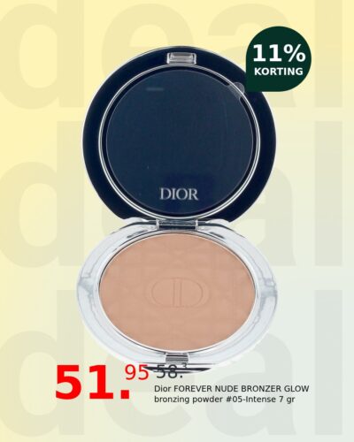 Dior FOREVER NUDE BRONZER GLOW bronzing powder #05-Intense 7 gr