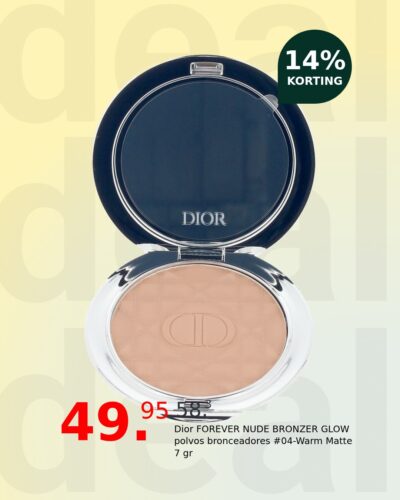 Dior FOREVER NUDE BRONZER GLOW polvos bronceadores #04-Warm Matte 7 gr