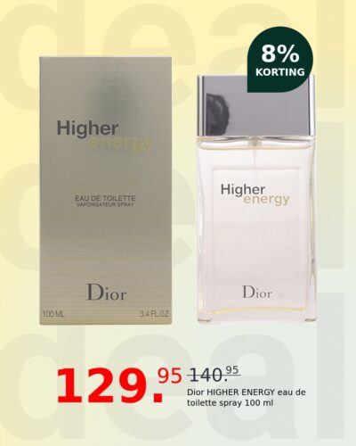 Dior HIGHER ENERGY eau de toilette spray 100 ml