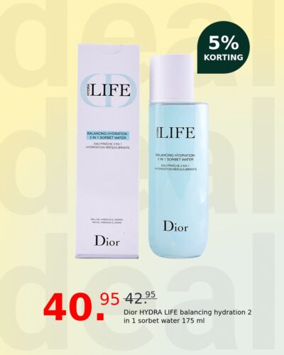 Dior HYDRA LIFE balancing hydration 2 in 1 sorbet water 175 ml